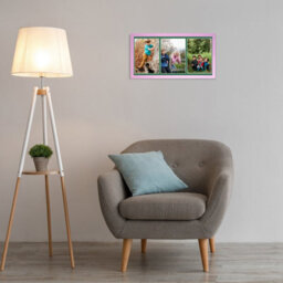 AK Frames 16X8 White Sleek Multi Photo Frame With Emerald Mount - Holds 3 Apertures (3X) 7X5 Photos - thumbnail 3