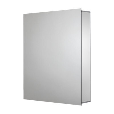 Croydex Hartford Single Bathroom Wall Cabinet With Mirrored Door (H)662mm (W)510mm - image 1