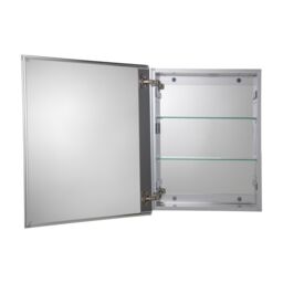 Croydex Hartford Single Bathroom Wall Cabinet With Mirrored Door (H)662mm (W)510mm - thumbnail 4