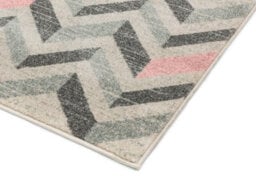 Colt Cl09 Chevron Pink Rug By Asiatic-160Cm X 230Cm - thumbnail 5