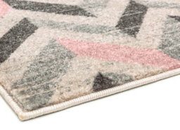 Colt Cl09 Chevron Pink Rug By Asiatic-160Cm X 230Cm - thumbnail 2