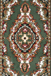 Bravich Hard Wearing Hessian Backed Stair Runner Kitchen Mat - Texas Green Traditional Medallion - 60X120Cm (2'x4') - thumbnail 8