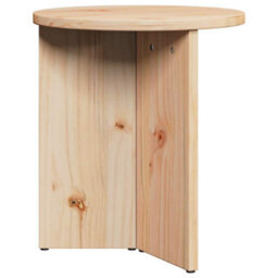 Berkfield Coffee Table 2 Pcs Natural Solid Pine Wood - thumbnail 5