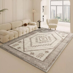 Ameha Cashmere Rug Non Slip Extra Large Area Bedroom Modern Living Room Carpet-(Radiant,240X320 Cm) - thumbnail 4