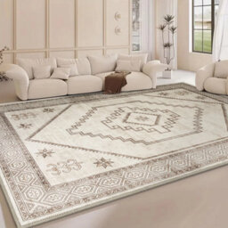 Ameha Cashmere Rug Non Slip Extra Large Area Bedroom Modern Living Room Carpet-(Radiant,240X320 Cm) - thumbnail 2