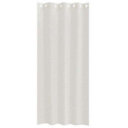 Walplus Curtains With Curtains 2 Pcs Cream Polyester - thumbnail 4