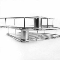 4 Tier Telescopic Corner Shower Caddy Bathroom Storage Rack - thumbnail 5