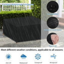 Garden Furniture Protective Cover 150X130X90Cm - Waterproof And Uv-Resistant Outdoor Tarpaulin For Table, Sofa - thumbnail 5