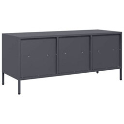 Berkfield Industrial Tv Cabinet Anthracite 101.5X39X43.5 Cm Cold-Rolled Steel - thumbnail 7