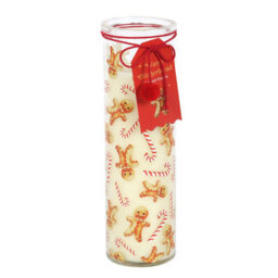 Candy Cane Warm Gingerbread Tube Candle - thumbnail 2