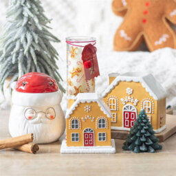 Candy Cane Warm Gingerbread Tube Candle - thumbnail 5