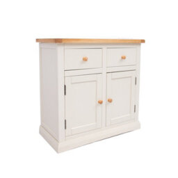 Cabinet Bits Castelli Off White 2 Drawer 2 Door Sideboard Wood Knob - thumbnail 2
