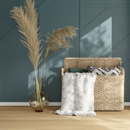 GoodHome Jaspar White Geometric Embroidered Effect Indoor Cushion, (L)50Cm X (W)50Cm - thumbnail 6