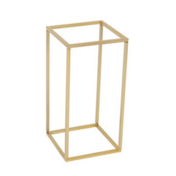 Living And Home Metal Rectangular Flower Stand Pedestal Wedding Party Ornament 60Cm (H) - thumbnail 3