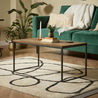 Atico Walnut Effect Coffee Table (H)45Cm (W)50Cm - image 1