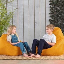 Icon Kids Dalton High Back Bean Bag Indoor Outdoor Yellow - thumbnail 4
