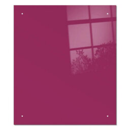 60 X 60Cm Sumptuouse Plum Glass Kitchen Splashback Splatter Screen Pre Drilled Holes Wall Hanging Fixings Included - thumbnail 2