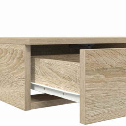 Berkfield Bed Drawers Sonoma Oak 120X36.5X16.5 Cm Engineered Wood - thumbnail 9