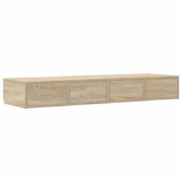 Berkfield Bed Drawers Sonoma Oak 120X36.5X16.5 Cm Engineered Wood - thumbnail 8