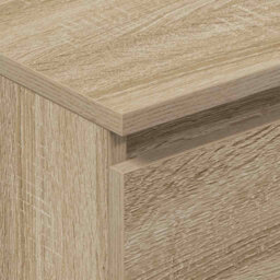 Berkfield Sturdy Sideboard Sonoma Oak 60X35X98.5 Cm Engineered Wood - thumbnail 9
