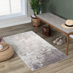 Livabliss Wanderlust-Abstract Grey White Black Modern Marble Living Dining Bedroom Rug 80 X 150 Cm Easy Care, Non Shedding - thumbnail 2
