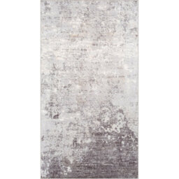Livabliss Wanderlust-Abstract Grey White Black Modern Marble Living Dining Bedroom Rug 80 X 150 Cm Easy Care, Non Shedding