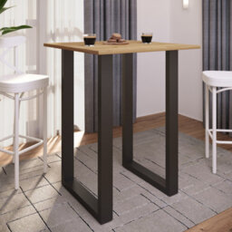 Vcm Wooden Bar Table Standing Table Xona 80X50 - thumbnail 3