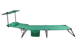 Vcm Sun Lounger Deckchair Garden Lounger Roof - thumbnail 2