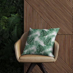 Warren Reed Designer Watercolour Tropical Leaves Outdoor Cushion 45Cm X 45Cm - thumbnail 2
