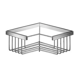 Cosmic Corner Shower Caddy, Shower Basket, 20Cm, Chrome, Wall Mounted, Screws Included, Architect Collection