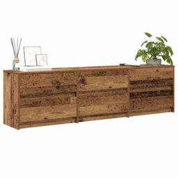 Berkfield Modern Tv Cabinet With Drawer Brown 180 X 34 X 50 Cm Engineered Wood - thumbnail 3