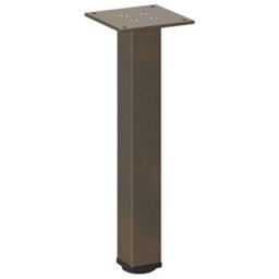 Berkfield Coffee Table Legs 4 Pcs Natural Steel 42-44 Cm Steel - thumbnail 4
