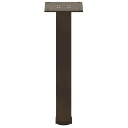 Berkfield Coffee Table Legs 4 Pcs Natural Steel 42-44 Cm Steel - thumbnail 6