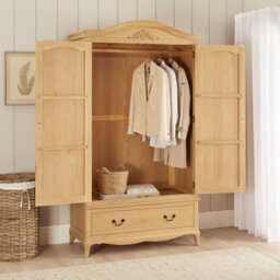 The Furniture Market French Chateau Oak Double Wardrobe - thumbnail 4