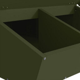 Walplus Olive Green Pig Feeder 82 X 51 X 91.5 Cm Cold-Rolled Steel, 20Kg Capacity - thumbnail 7
