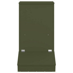 Walplus Olive Green Pig Feeder 82 X 51 X 91.5 Cm Cold-Rolled Steel, 20Kg Capacity - thumbnail 4