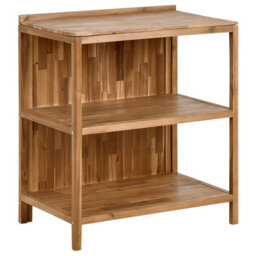 Beliani Outdoor Kitchen Island Venosa Brown Acacia Wood