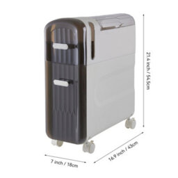 Darphe Slim Drawers Rolling Storage Cabinet With Wheels For Narrow Spaces - thumbnail 8