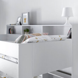 Bedmaster Oliver White Triple Sleeper Storage Bunk Bed Without Drawer - thumbnail 8