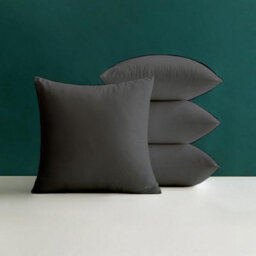 Crescent Waterproof 45X45Cm Grey Garden Cushion, Shredded Foam Filled Outdoor Garden Throw Pillow Pack Of 4 - thumbnail 1