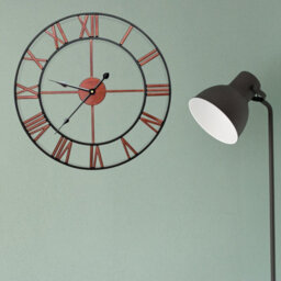 Crystals 60Cm Copper Style Metal Garden Wall Clock - thumbnail 6
