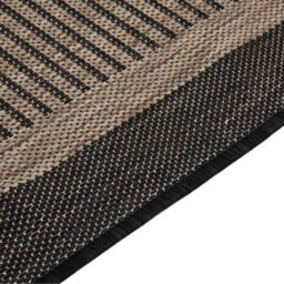 Vidaxl Outdoor Flatweave Rug 80X150 Cm Dark Brown - thumbnail 4