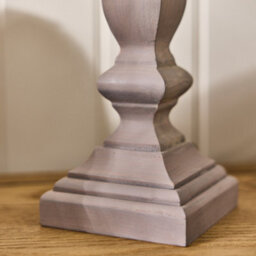 Dibor Traditional Style Carved Bedroom Living Room Bedside Table Lamp - thumbnail 4