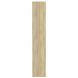 Berkfield Classic Bookcase Sonoma Oak 100X33X187.5 Cm Engineered Wood - thumbnail 5