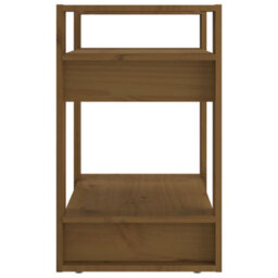 Berkfield Book Cabinet/room Divider Honey Brown 60X35X57 Cm Solid Wood - thumbnail 4
