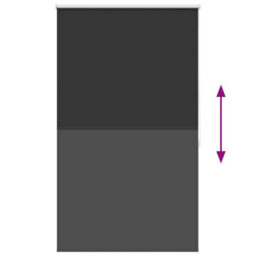 Berkfield Reflective Roller Blind Blackout 120 X 175 Cm Black - thumbnail 9