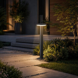 Gwsolar 70Cm Solar Post Light Aluminium Driveway Lamp, Warm White Remote Control, Ip65 Waterproof For Garden Patio Pathway - thumbnail 4
