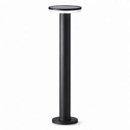Gwsolar 70Cm Solar Post Light Aluminium Driveway Lamp, Warm White Remote Control, Ip65 Waterproof For Garden Patio Pathway - thumbnail 1