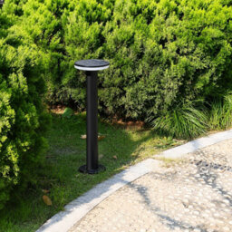 Gwsolar 70Cm Solar Post Light Aluminium Driveway Lamp, Warm White Remote Control, Ip65 Waterproof For Garden Patio Pathway - thumbnail 3