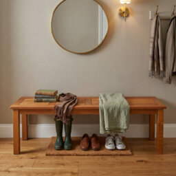 Samuel Alexander Coniston 2 Seater Fsc Wooden Indoor Bench Stool - thumbnail 1